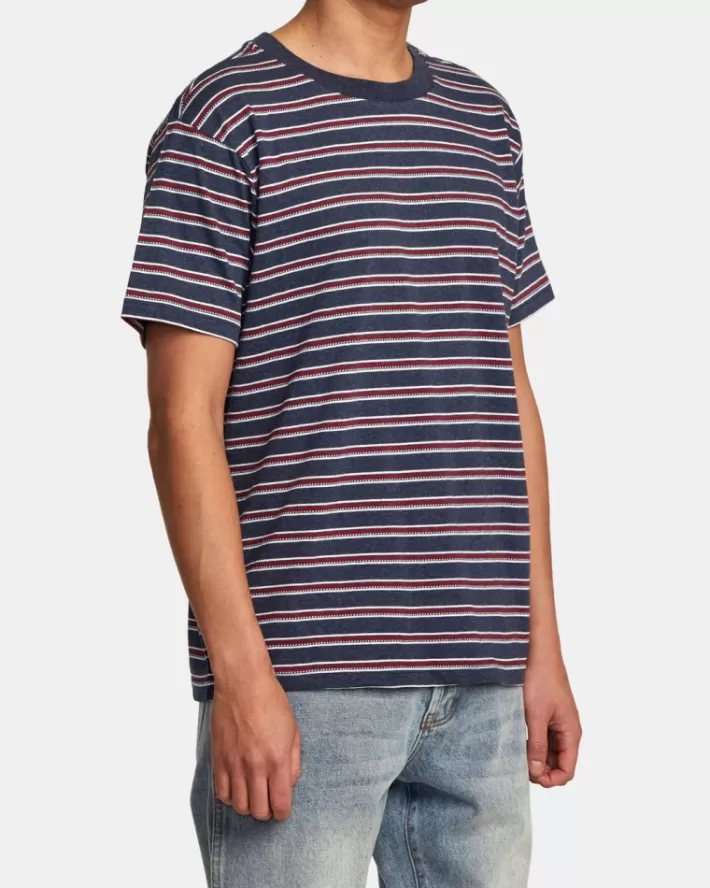 RVCA Camisetas Regata Estrada Runner Stripe Sleeve Masculino | QSLPXE-635< Camisetas Regata