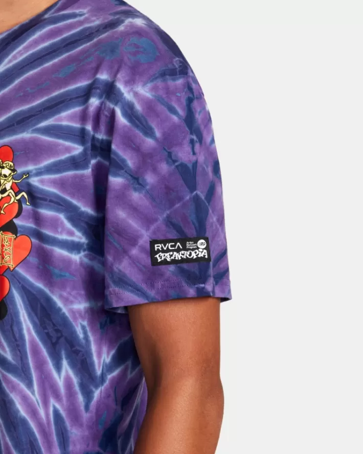 RVCA Camisetas Regata Freaktopia Alice Tee Masculino | MLNEOU-084< Camisetas Regata
