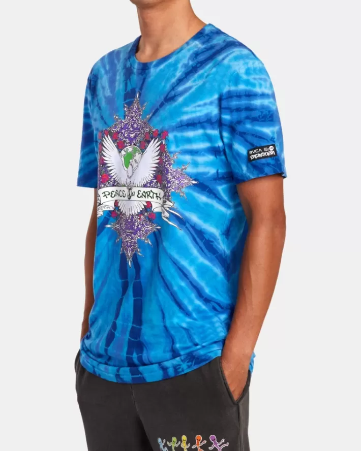 RVCA Camisetas Regata Freaktopia Peace On Earth Tee Masculino | ODLSZG-839< Camisetas Regata