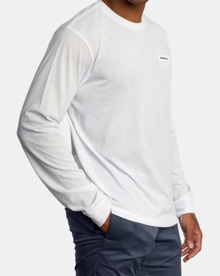 RVCA Camisetas Regata Icon Performance Long Sleeve Tee Masculino | GELMJO-386< Camisetas Regata