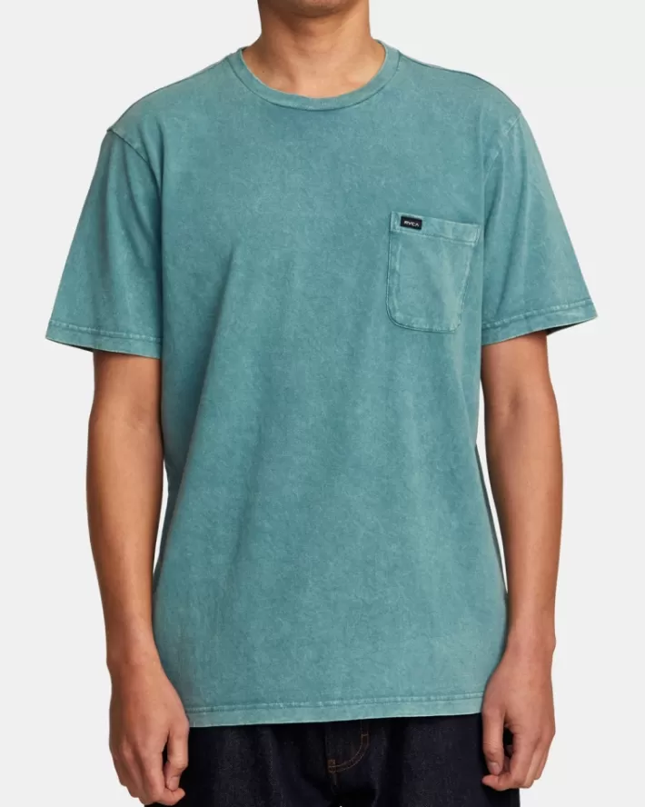 RVCA Camisetas Regata MANIC TIE DYE CREW TEE Masculino | HQEXDA-267< Camisetas Regata