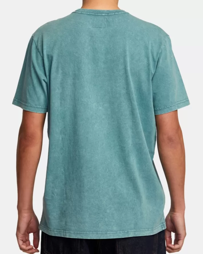RVCA Camisetas Regata MANIC TIE DYE CREW TEE Masculino | HQEXDA-267< Camisetas Regata