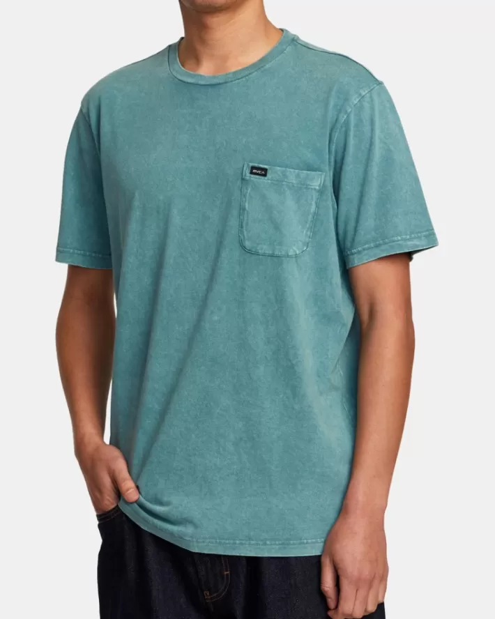 RVCA Camisetas Regata MANIC TIE DYE CREW TEE Masculino | HQEXDA-267< Camisetas Regata