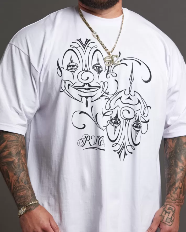 RVCA Camisetas Regata Mister Cartoon Balance Clowns Tee Masculino | ZEYQTK-162< Camisetas Regata