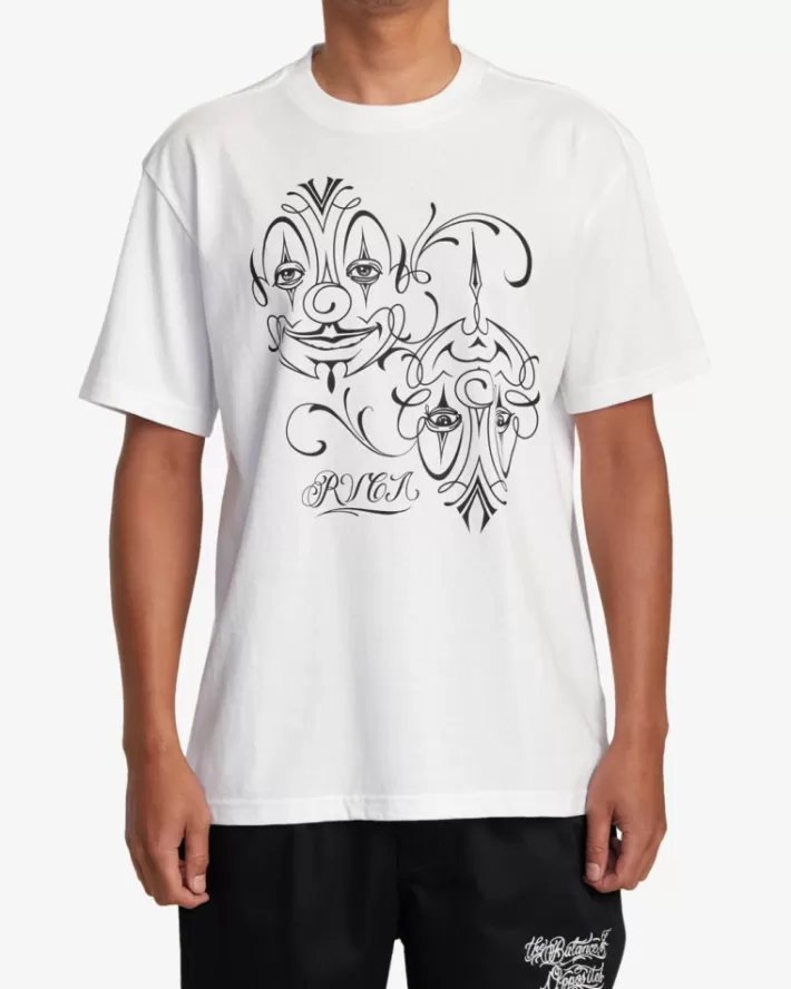 RVCA Camisetas Regata Mister Cartoon Balance Clowns Tee Masculino | ZEYQTK-162< Camisetas Regata