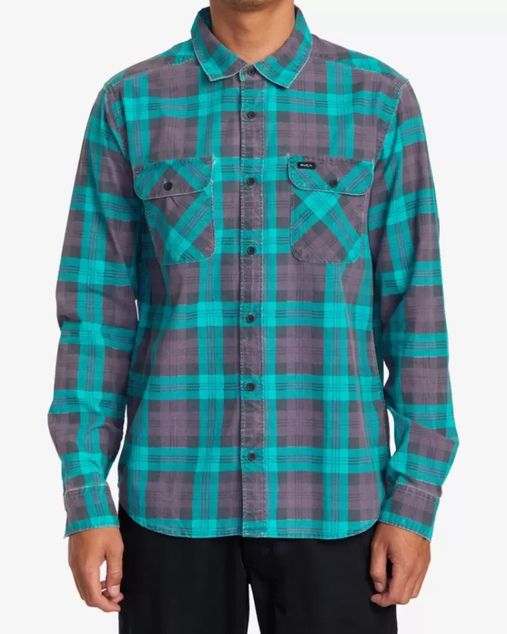 RVCA Camisetas Regata Panhandle Flannel Masculino | YREOML-138< Camisetas Regata