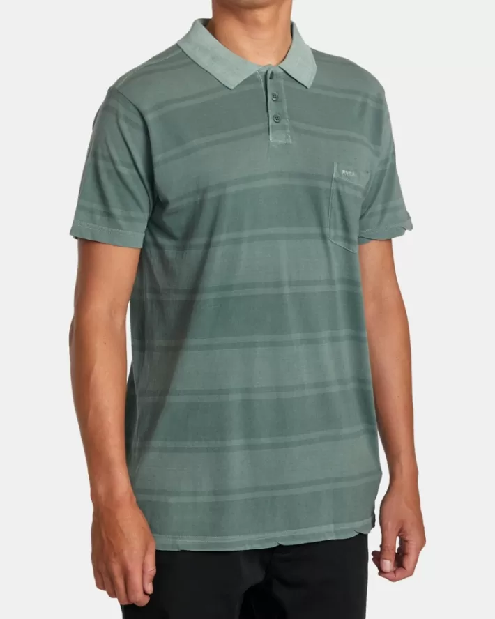 RVCA Camisetas Regata PTC Board Stripe Polo Masculino | WBMATQ-873< Camisetas Regata