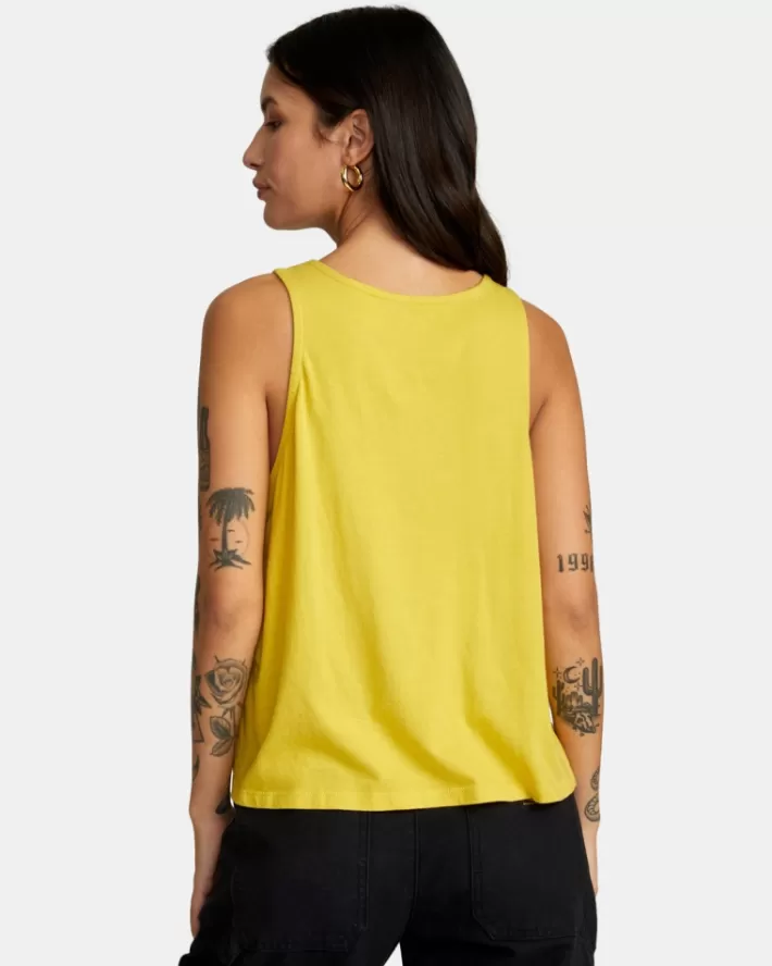 RVCA Camisetas Regata Small Feminino | NJXDHT-450<MULHER Camisetas Regata