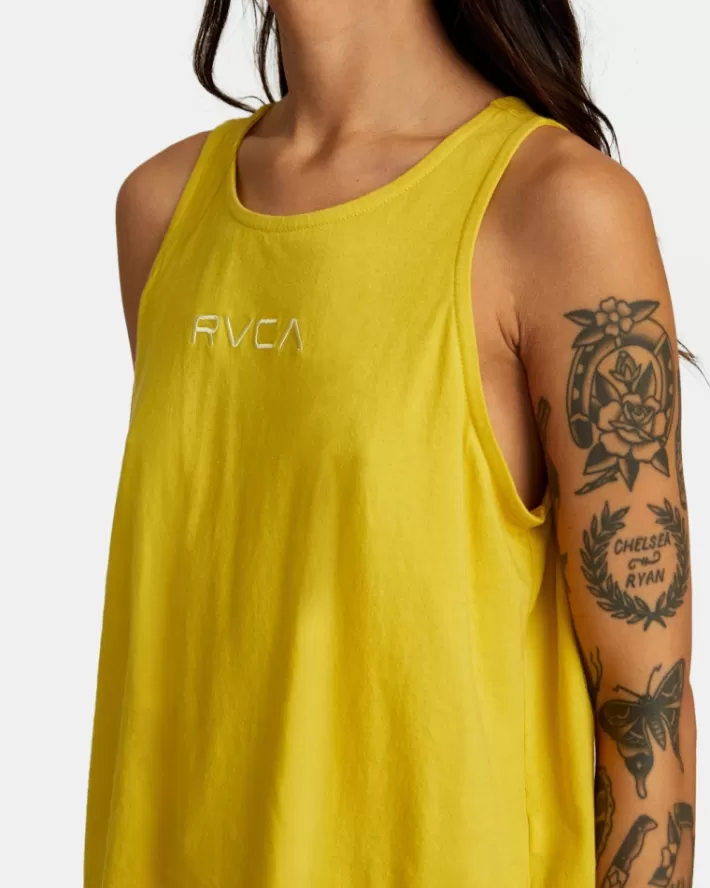 RVCA Camisetas Regata Small Feminino | NJXDHT-450<MULHER Camisetas Regata