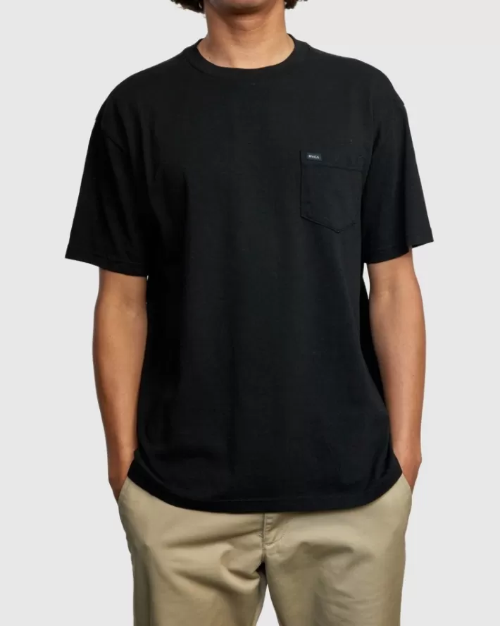 RVCA Camisetas Regata Solo Label Pigment Dye Tee Masculino | LYJBUR-613< Camisetas Regata