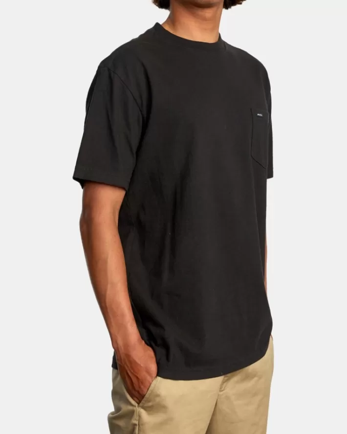 RVCA Camisetas Regata Solo Label Pigment Dye Tee Masculino | LYJBUR-613< Camisetas Regata