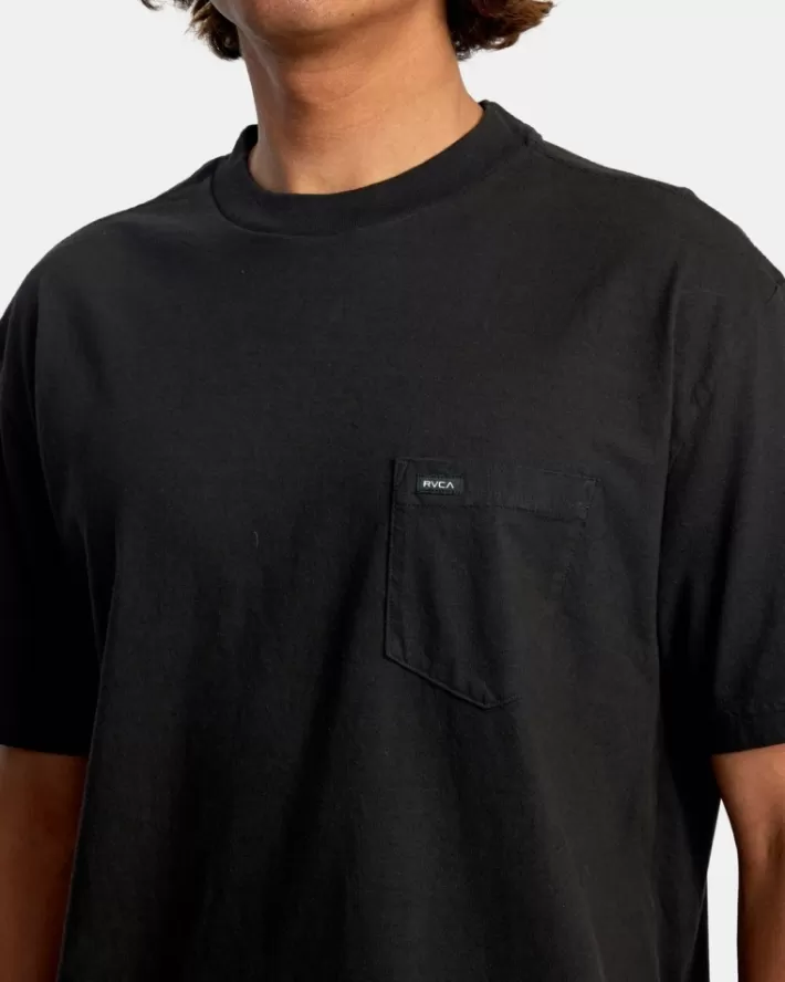 RVCA Camisetas Regata Solo Label Pigment Dye Tee Masculino | LYJBUR-613< Camisetas Regata
