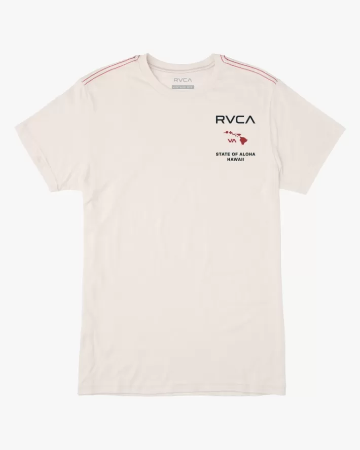 RVCA Camisetas Regata State Of Aloha Tee Masculino | TJUKZP-438< Camisetas Regata