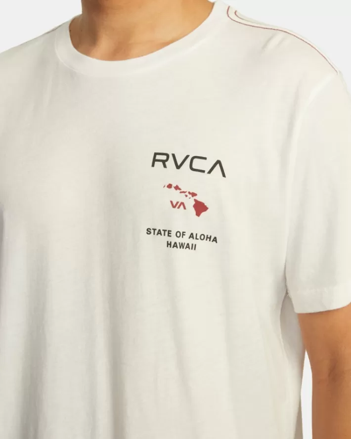 RVCA Camisetas Regata State Of Aloha Tee Masculino | TJUKZP-438< Camisetas Regata