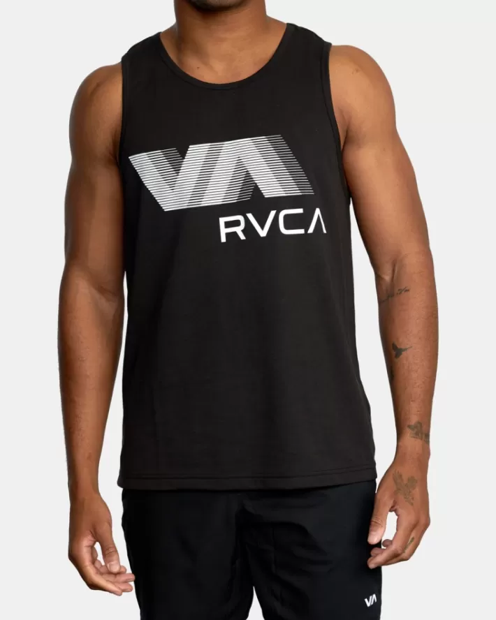 RVCA Camisetas Regata VA Blur Performance Masculino | ZINEOM-092< Camisetas Regata