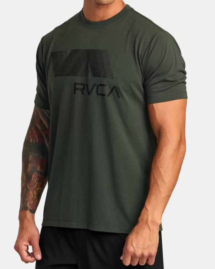 RVCA Camisetas Regata VA Blur Tee Masculino | AYSCWU-837< Camisetas Regata