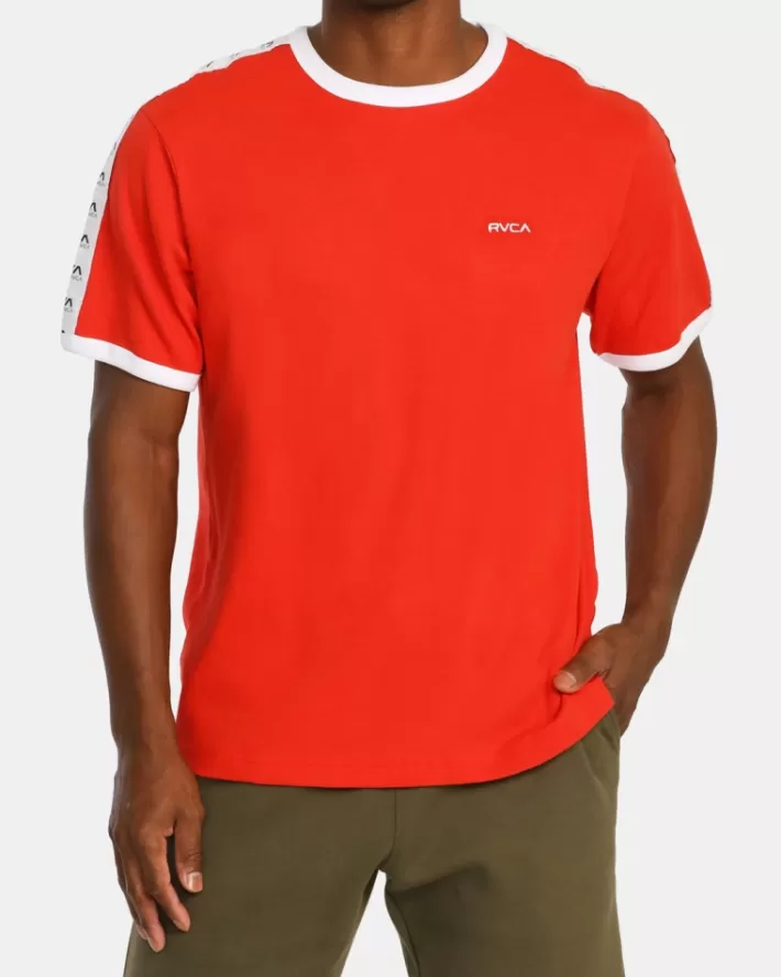 RVCA Camisetas Regata VA Casuals Taped Jersey Sleeve Tee Masculino | CVZJDM-015< Camisetas Regata