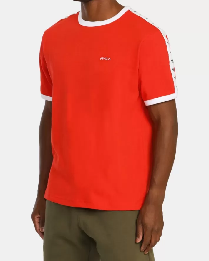 RVCA Camisetas Regata VA Casuals Taped Jersey Sleeve Tee Masculino | CVZJDM-015< Camisetas Regata