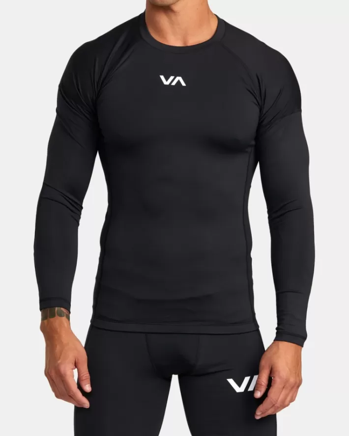 RVCA Camisetas Regata VA Esportivos Long Sleeve Compression Masculino | GLBRTF-420< Camisetas Regata