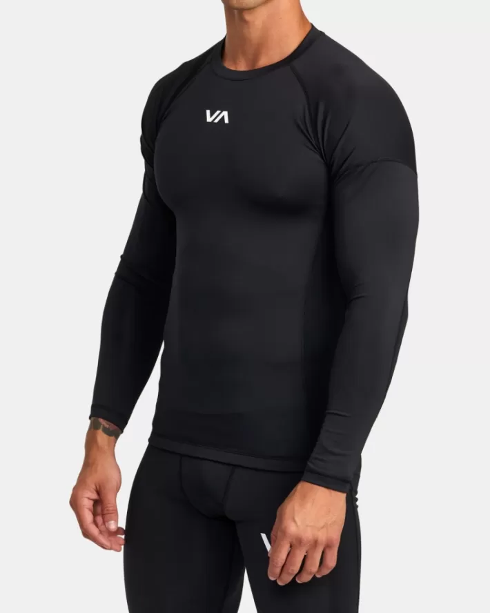 RVCA Camisetas Regata VA Esportivos Long Sleeve Compression Masculino | GLBRTF-420< Camisetas Regata