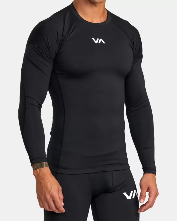 RVCA Camisetas Regata VA Esportivos Long Sleeve Compression Masculino | GLBRTF-420< Camisetas Regata