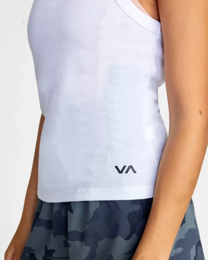 RVCA Camisetas Regata VA Essential Com Nervuras Feminino | HVRJLO-925<MULHER Camisetas Regata