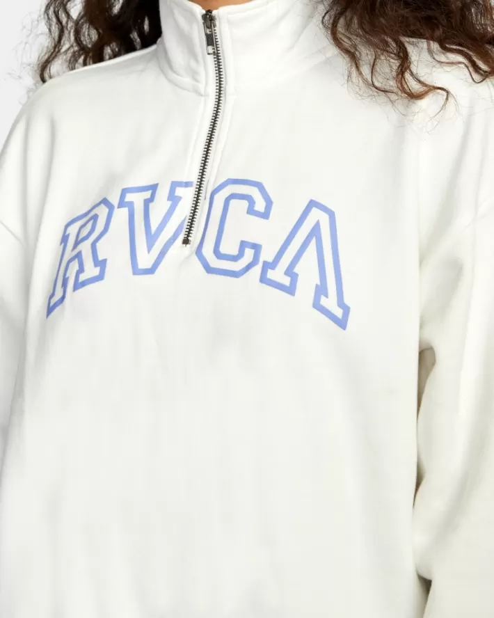 RVCA Loungewear Arched Half-Zip Pullover Feminino | IMLUNS-518<MULHER Loungewear