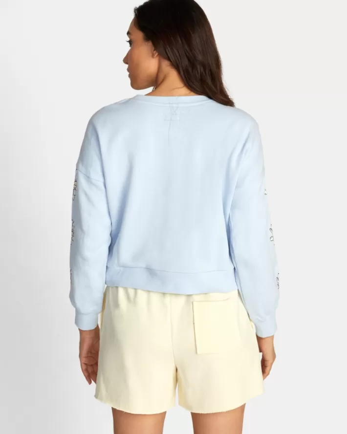 RVCA Loungewear Better Dayz Terry Pullover Feminino | WNOTVS-923<MULHER Loungewear