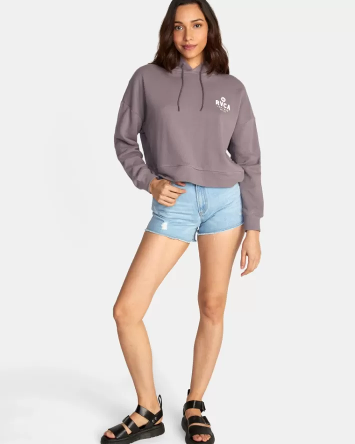 RVCA Moletom Com Capuz All Day Pullover Feminino | PHEVAL-850<MULHER Moletom Com Capuz