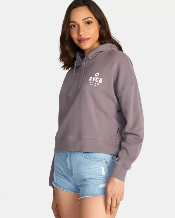 RVCA Moletom Com Capuz All Day Pullover Feminino | PHEVAL-850<MULHER Moletom Com Capuz
