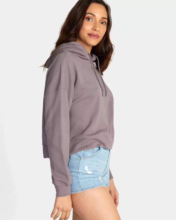 RVCA Moletom Com Capuz All Day Pullover Feminino | PHEVAL-850<MULHER Moletom Com Capuz