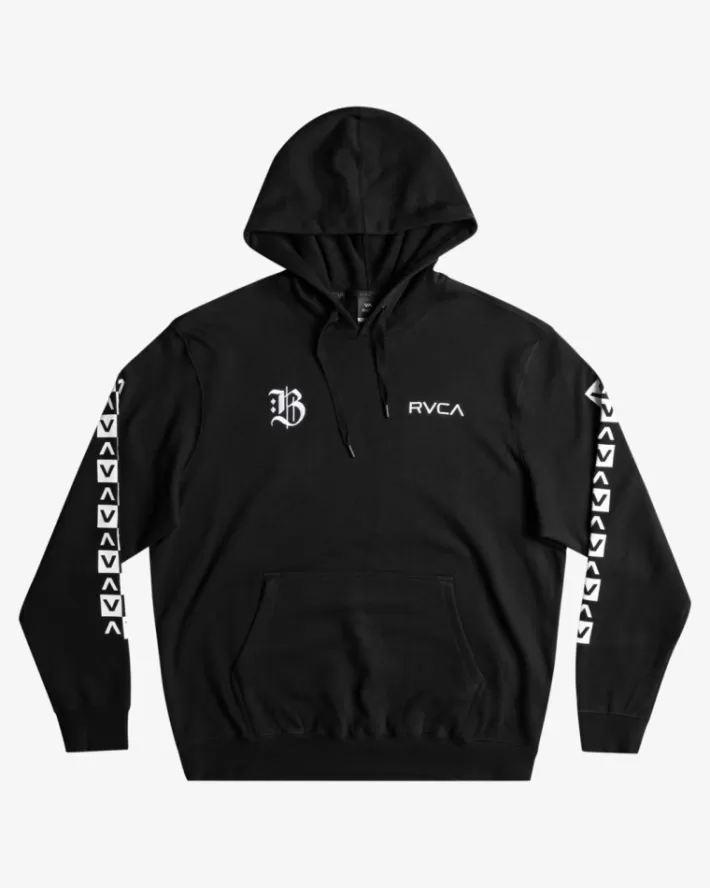 RVCA Moletom Com Capuz Barron Mamiya Masculino | HKJNLC-854< Moletom Com Capuz