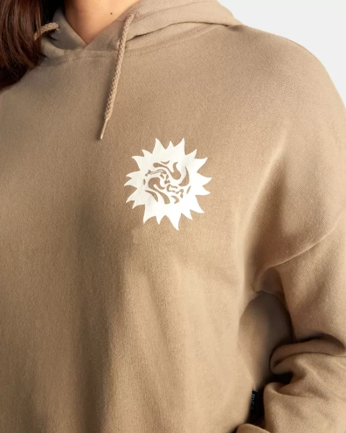 RVCA Moletom Com Capuz Breeze Pullover Feminino | NJIAOS-417<MULHER Moletom Com Capuz