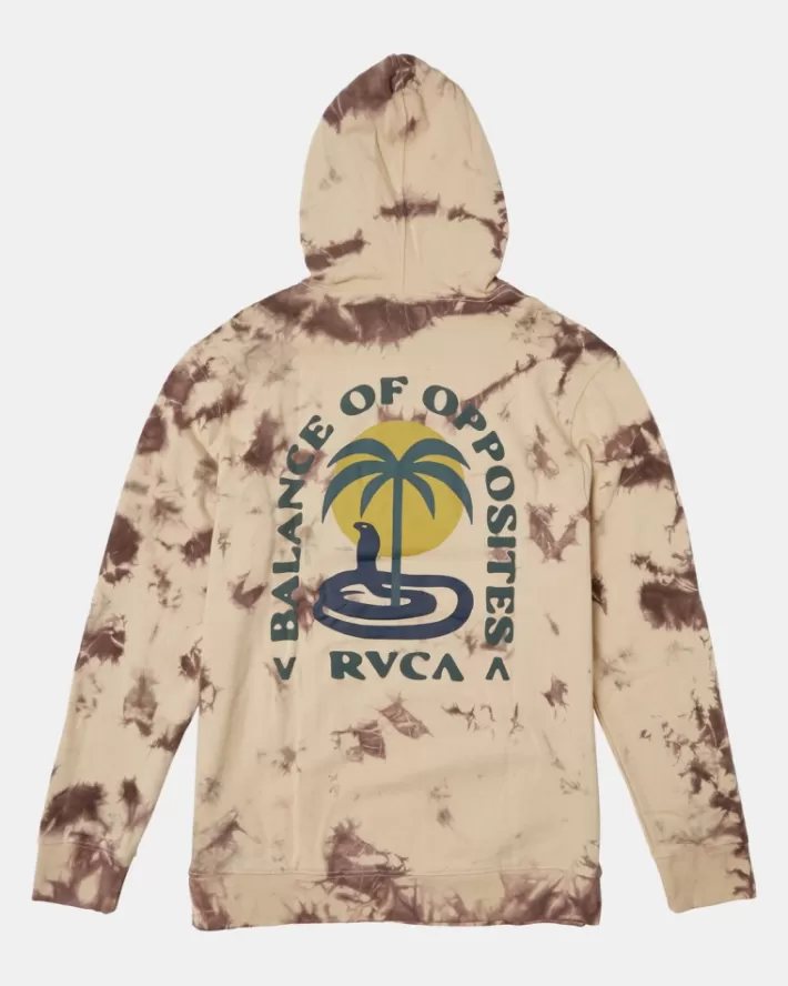 RVCA Moletom Com Capuz Cobra Mirage Masculino | RMQONH-273< Moletom Com Capuz