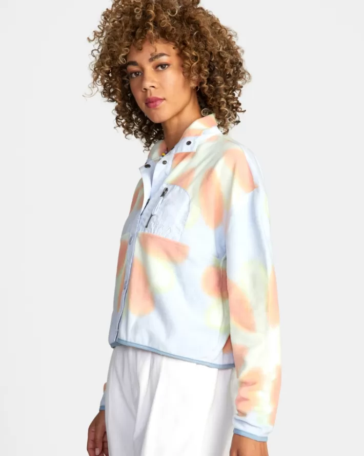 RVCA Moletom Com Capuz Day Off Fleece Feminino | UIYJWK-120<MULHER Moletom Com Capuz