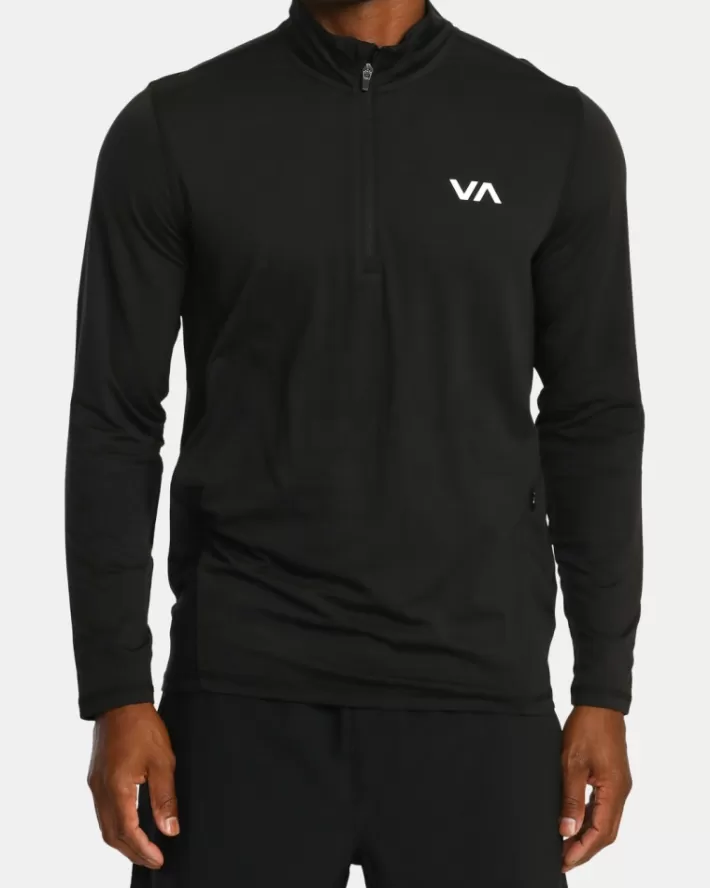 RVCA Moletom Com Capuz Esportivos Vent Half-Zip Pullover Masculino | EKGQLW-279< Moletom Com Capuz