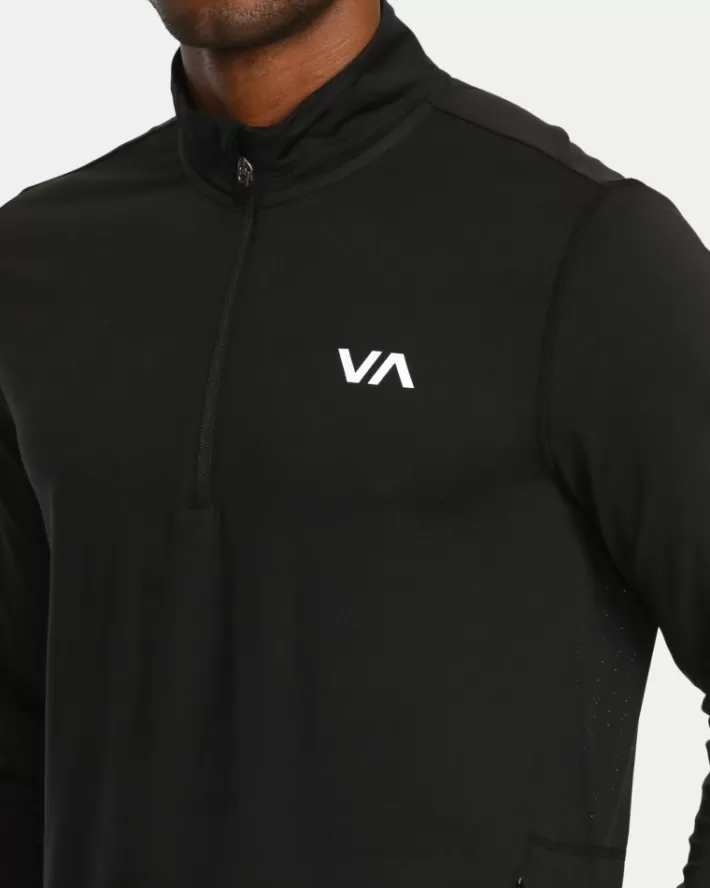 RVCA Moletom Com Capuz Esportivos Vent Half-Zip Pullover Masculino | EKGQLW-279< Moletom Com Capuz