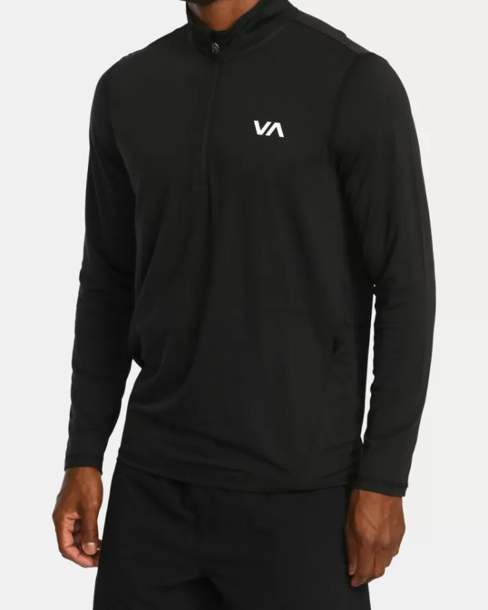 RVCA Moletom Com Capuz Esportivos Vent Half-Zip Pullover Masculino | EKGQLW-279< Moletom Com Capuz