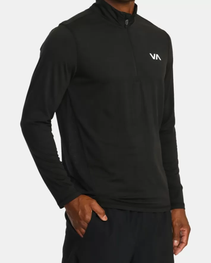 RVCA Moletom Com Capuz Esportivos Vent Half-Zip Pullover Masculino | EKGQLW-279< Moletom Com Capuz