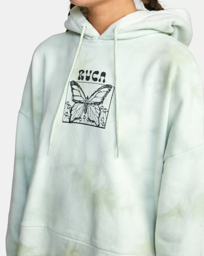 RVCA Moletom Com Capuz In The Air Venice Tie-Dye Feminino | BCUWDV-804<MULHER Moletom Com Capuz