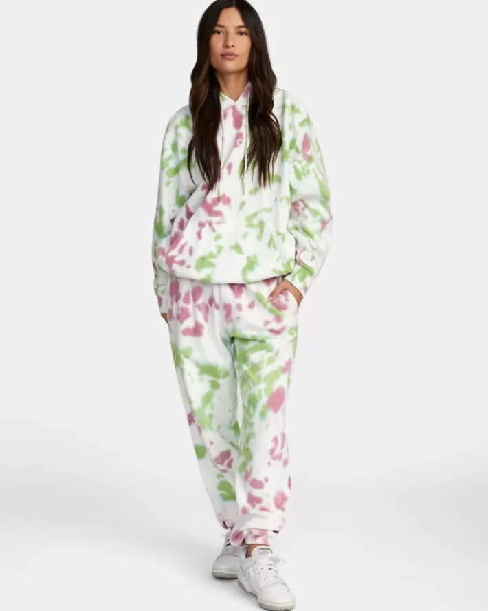 RVCA Moletom Com Capuz Little Tie-Dye Feminino | DQXTZF-051<MULHER Moletom Com Capuz
