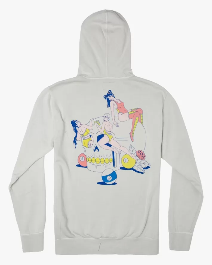 RVCA Moletom Com Capuz LP x KLW Skull Club Masculino | YVJMKR-762< Moletom Com Capuz