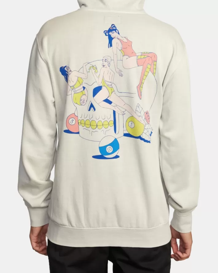 RVCA Moletom Com Capuz LP x KLW Skull Club Masculino | YVJMKR-762< Moletom Com Capuz