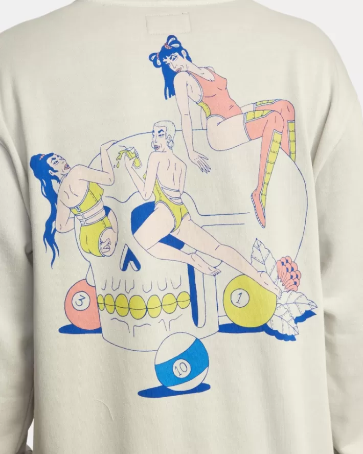 RVCA Moletom Com Capuz LP x KLW Skull Club Masculino | YVJMKR-762< Moletom Com Capuz