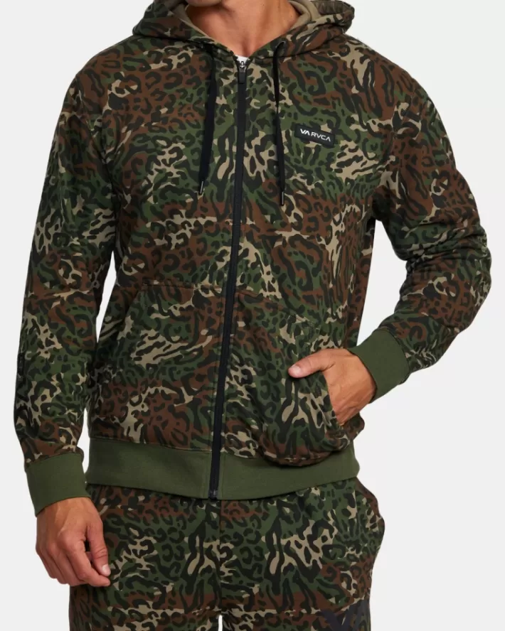 RVCA Moletom Com Capuz Swift Icon Zip-Up Masculino | CDJLTH-213< Moletom Com Capuz