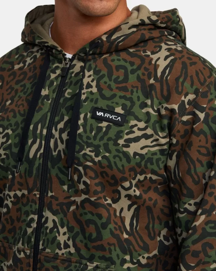 RVCA Moletom Com Capuz Swift Icon Zip-Up Masculino | CDJLTH-213< Moletom Com Capuz