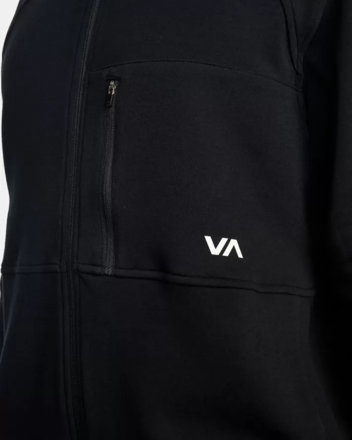 RVCA Moletom Com Capuz Tech Zip-Up Fleece II Masculino | QZFPDH-596< Moletom Com Capuz