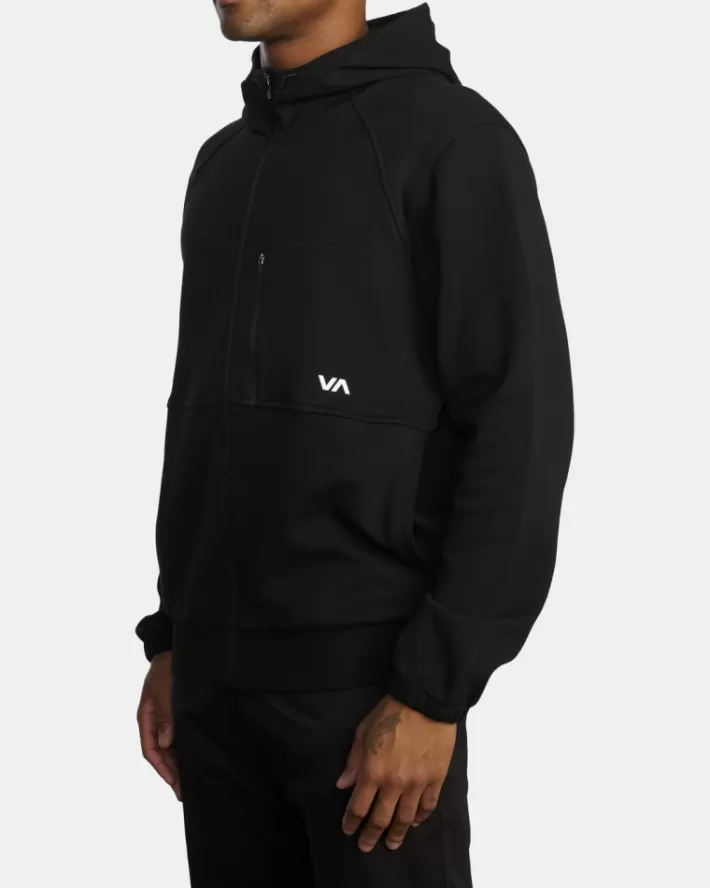 RVCA Moletom Com Capuz Tech Zip-Up Fleece II Masculino | QZFPDH-596< Moletom Com Capuz