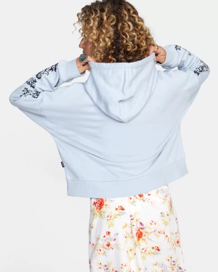 RVCA Moletom Com Capuz The Good And Bad Feminino | KGURZC-427<MULHER Moletom Com Capuz