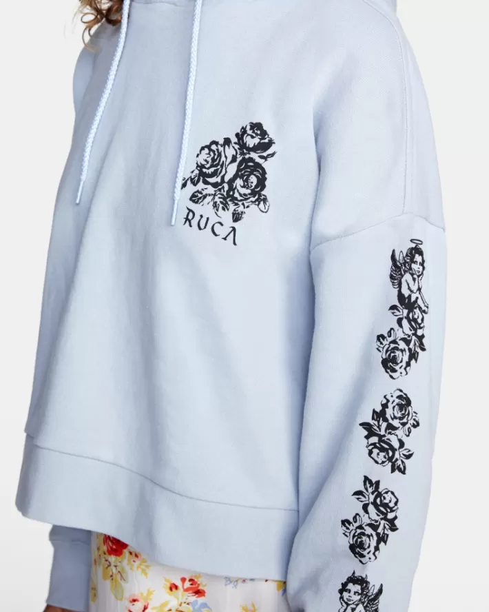RVCA Moletom Com Capuz The Good And Bad Feminino | KGURZC-427<MULHER Moletom Com Capuz